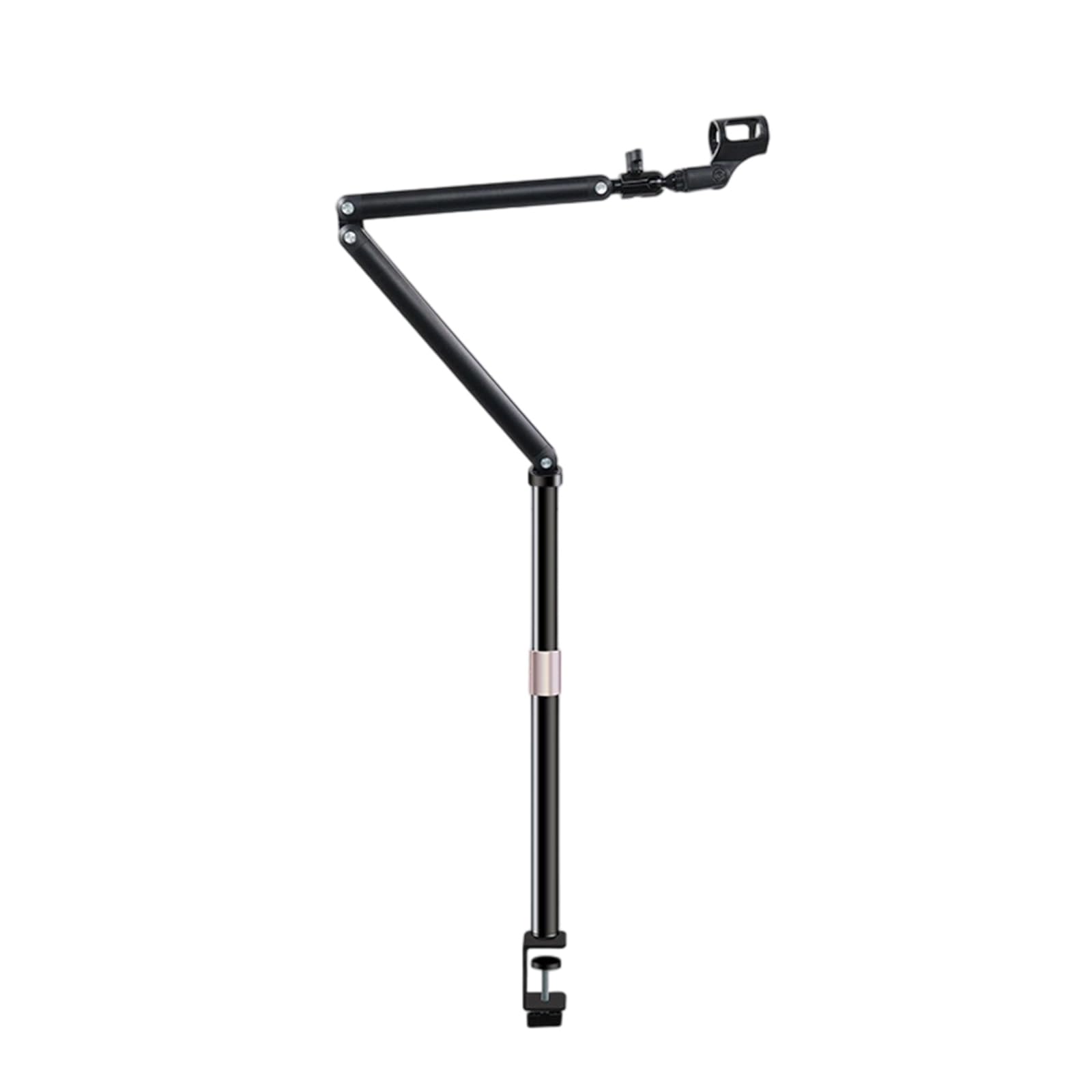Support ergonomique de 109,2 cm – Base renforcée et positionnement flexible pour les créateurs de contenu, bras de perche de studio pour le streaming