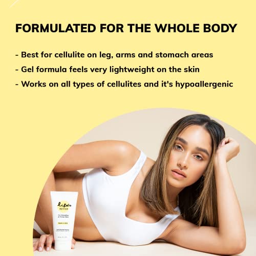 Life's Butter Anti-Cellulite Cream With Coenzyme Q10, L-Carnitine And Coconut Oil | Skin Smoothening Natural Product | Skin Firming Lotion Cellulite Remover Treatment | 6 Fl Oz #TOP2