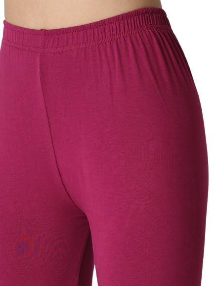 Image of Robinbosky Premium Stretchable Cotton Ankle Legging for Women | Suitable for Formal wear & Casual wear | High-End Elastic Makes The Leggings Squat Proof and Durable for Travel, Yoga, & Workout.