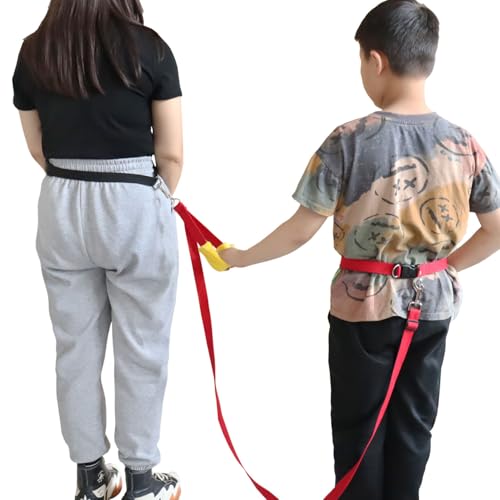 pinklilycare Autism Hands Free Safety Belt Walking Harness for Bigger Children with Adjustable Tether for ADHD Special Needs