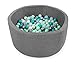 Produktbild Tweepsy Kinder Baby Kleinkind Bällebad Kugelbad Spielen Bällchenpool Babyspielzeug 250 Bälle 90x40cm Handgefertigt EU - BKOZ1