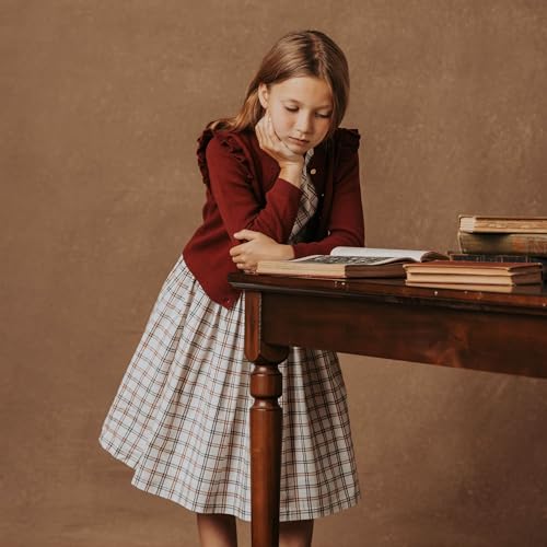 Hope & Henry Girls' Milano Stitch Cardigan Sweater4