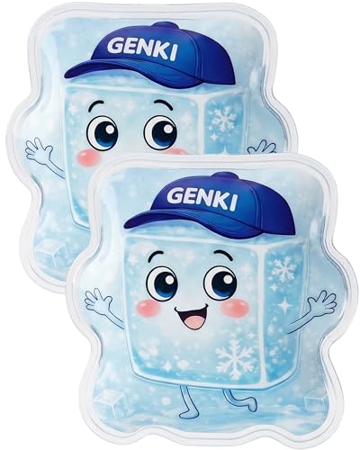 GENKI ICE �N�[�������O�ۗ�� �������f�U�C�� -5�� �����ԕۗ� TPU�O�� ��12.5×12.5×2cm �ۗ�o�b�O�p �l�b�N�N�[���[�p �ē����⏕ �J��Ԃ��g���� (2�Z�b�g)