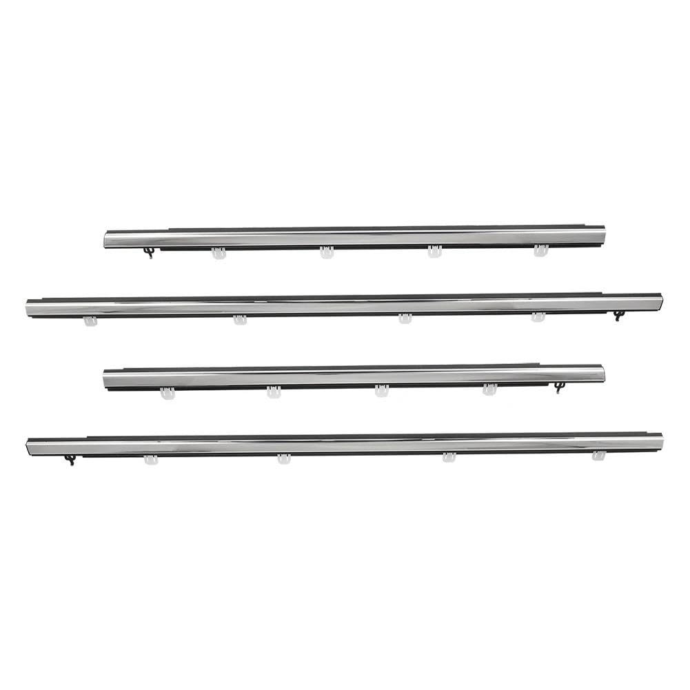Car Side Window Weatherstrips Door Glass Weather Strip Moulding Trim Sealing Strips for Acura TSX 2009-2014 Automotive Window Door Seals