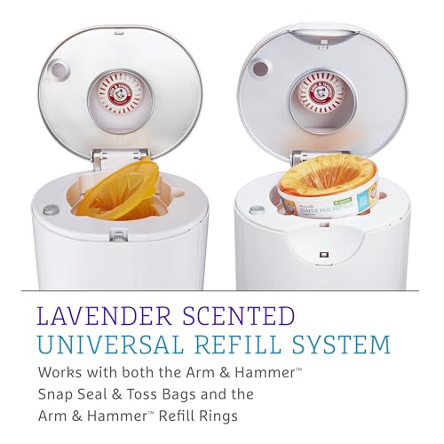 Munchkin 21131 ® Pail™ Diaper Pail Baby Registry Starter Set, Powered By Arm & Hammer, Includes 6 Snap, Seal And Toss™ Bags thumb #1