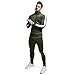 TEZO Men's Casual Active Tracksuits Full Zip Sports Jogging Suits Sets Athletic Running 2 Piece Sweatsuits with Zip Pockets(AGWT L)