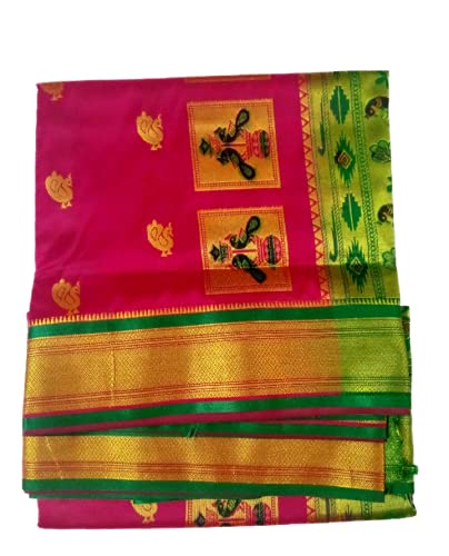 Paithani Silk Saree With Blouse Piece 