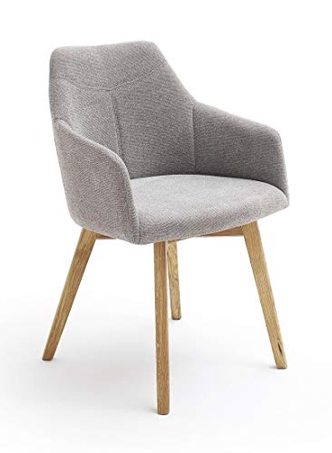 MCA Direkt Stuhl Jackson Skandinavisch Gepolstert mit Armlehne für Essen Indoor