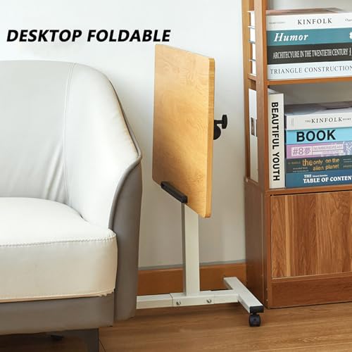 Bureau à roulettes réglable pour éviter le mal de dos pendant le télétravail - 3