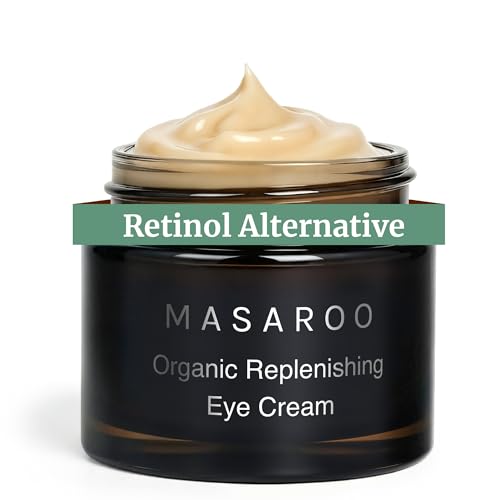 Organic Eye Cream For Wrinkles, Dry Skin, Dark Circles - 100% Natural Moisturising Under Eye Cream With Natural Retinol Alternative & Caffeine - Reduces Fine Lines, Eye Bags, Puffiness Naturally. 15g