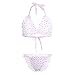 YiZYiF Men's Sheer Nylon Hearts Print Halter Bra Sissy Panties 2 Piece Lingerie Set Pink X-Large