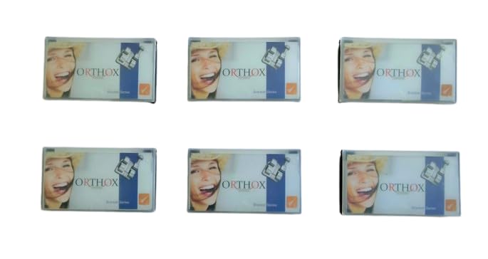 DENTAL ORTHODONTIC ORTHOX METAL BRACKET KIT 022 MBT 5 TO 5 HOOKS ON 3-4-5 (PKT OF 6 KIT)-image-45
