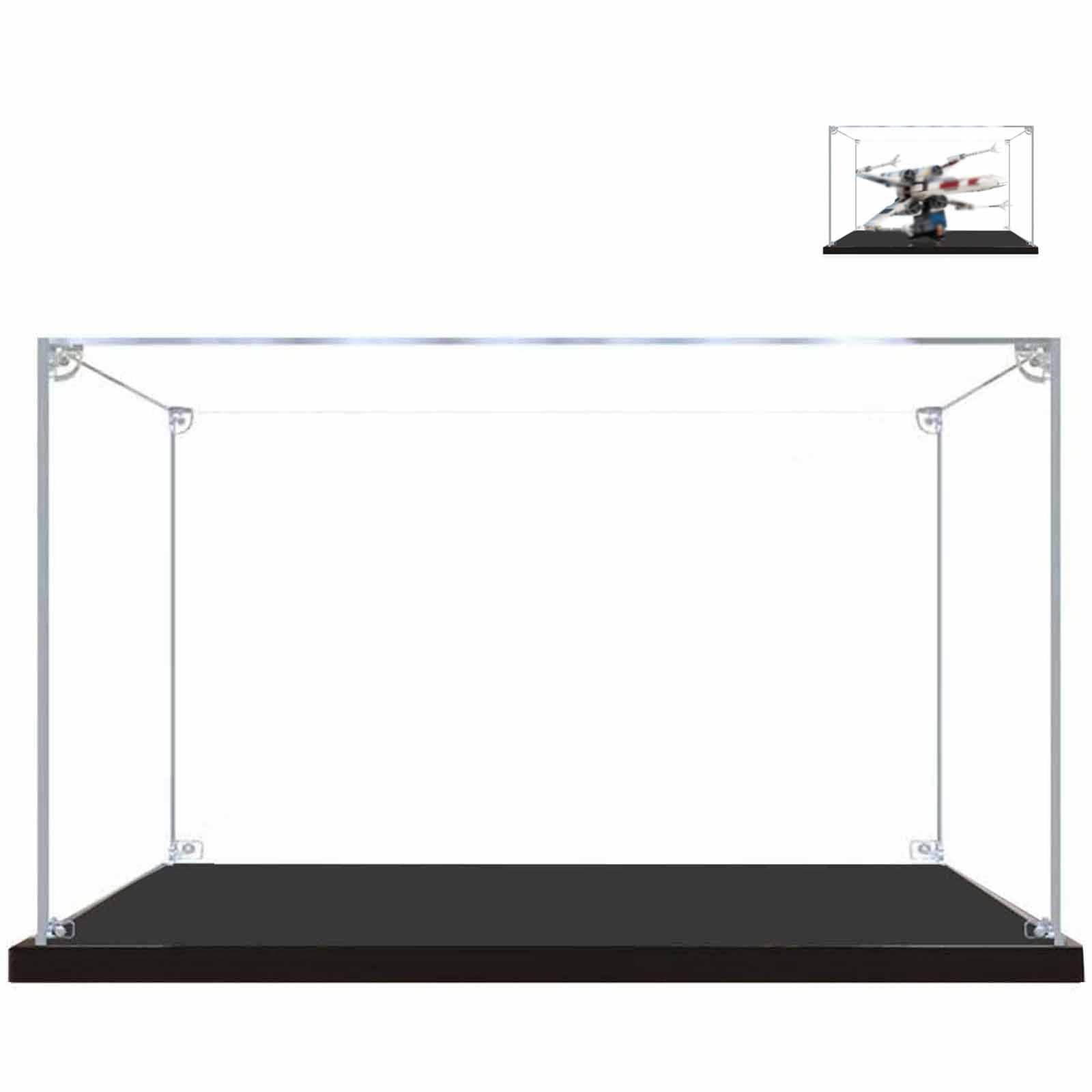 Acryl-Vitrine für #75355 Bausatz, staubdichte Vitrine, nur Vitrine(2mm)