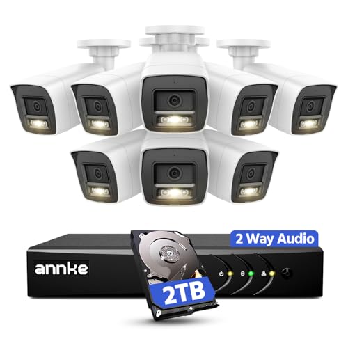 ANNKE 2MP Two-Way Audio Security Camera System