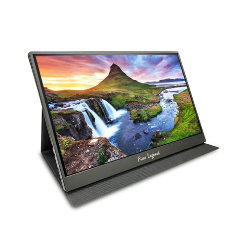 Image of AOPEN by Acer 16PM1Q Bbmiuux 15.6 inch Full HD 1920 x 1080 IPS Portable Monitor | Ultra Slim Portable Design | External Monitor for Laptop PC Mac I Two 1W Speakers| 2 - USB 3.1 Type-C