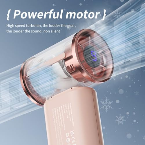 Ventilateur portable mini avec support de table et écran numérique - 8