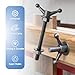 Hardware Kit for Moxon Vise, Bench Vise Screw Kit Includes 8 Inch Threaded Rods, Cast Knobs, Nuts & Washers Woodworking Workbench Tools Accessories
