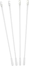 VOSAREA 4 Peças De Haste De Persiana Veneziana Cortinas Brancas Mini Persianas Brancas Mini Hastes De Persianas Verticais Haste De Varinha De Persiana Vertical Varinha De Abridor