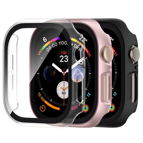 Tempered Glass Case for Apple Watch Series 11 10 Screen Protector 46mm