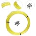 Menolana Fishing Line 98.43 ft Portable with Figure Eight Buckles Heavy Duty High Strength Replacement for Crafts Yellow Accessories