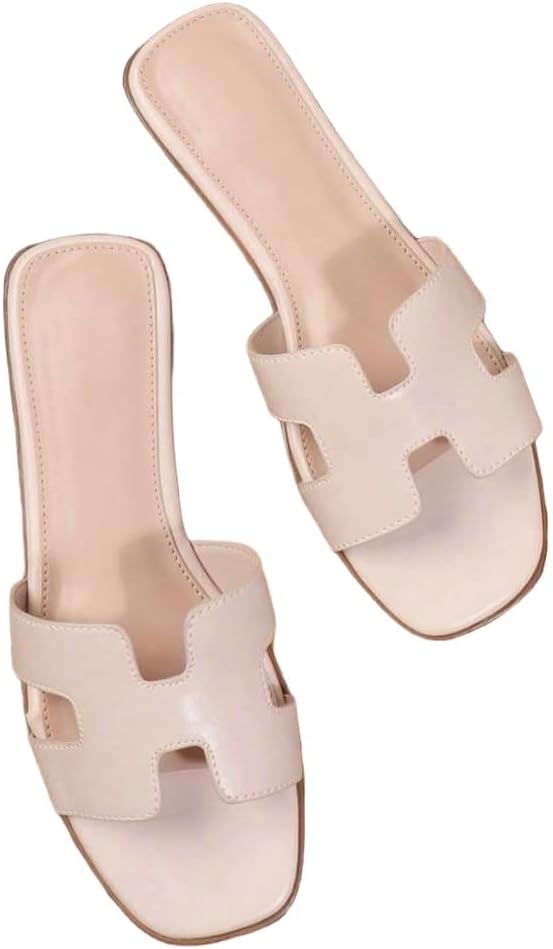 Women H Oran Sandals Sandal Flat Slides Fashionable Comfortabl Shoes Flats Stylish Leather Suede Casual Classic Every Day Walk