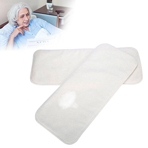 Yotown Lavable Adulte Pocket Nappy Cover Tissu de Couche-Culotte réutilisable Ajustable Soins de l'incontinence sous-vêtements de Protection, adapté aux Hommes Femmes Teen(2Pcs Diaper Insert Pad)