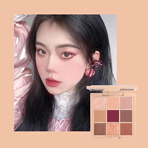 Serseul Eyeshadow 9 Colors Palette Eye Shadow Palette Shimmer And Matte Highly Pigmented Eye Makeup Palette #TOP2