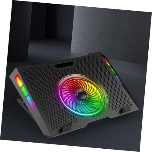 Base ergonómica para laptop con ventilación y luces miniatura 5
