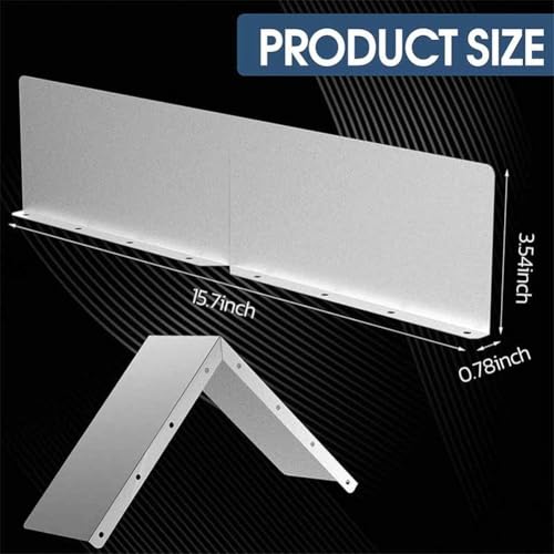 Protections de gouttière à angle réglable en aluminium pour dévier l'eau