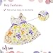 Emily Rose 14 Inch Fashion Doll Lovely Spring/Summer Chiffon Dress with White Hat | Compatible with Wellie Wishers Dolls | USA Busniess | Doll NOT Included