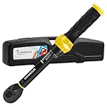 Uharbour 1/4" Torque Wrench 3-25 Nm, Bicycle Torque Wrench with 72-Tooth Dual-Directional Ratchet, 0.1 Nm Micro Adjustment, ±3% Accuracy & Calibration Certificate