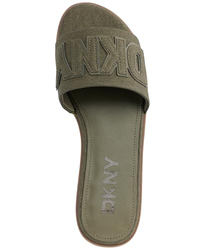 Image of DKNY Women's Willow Flat Slide Sandal With Logo