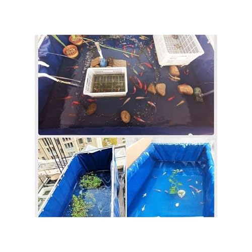 Estanque de peces de lona de PVC con válvula de drenaje 5
