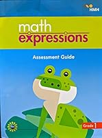 Math Expressions Assessment Guide (BlackLine Master with Answer Key) Grade 1, 9781328744050, 1328744051 1328744051 Book Cover