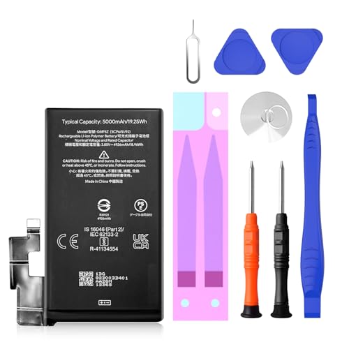SHENMZ Pixel 7 Pro Replacement Battery Kit - 5000mAh High-Capacity 0-Cycle Li-Polymer Battery for Google Pixel 7 Pro (Model GMF5Z/GP4BC/GE2AE/GFE4J) with Repair Tools