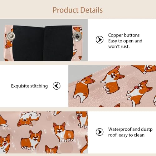 Boîtes à mouchoirs Corgis lot de 2 distributeurs robustes pour hôtels