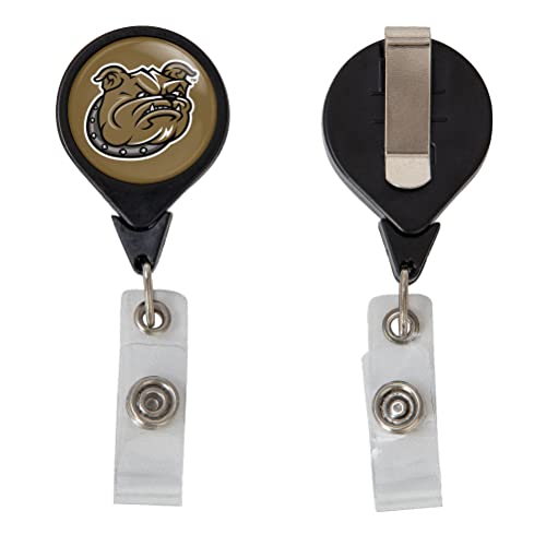 Desert Cactus Bryant University Retractable Badge Holder BU ID Reel with Ticket Clip for Lanyard, Work, School & Office Access