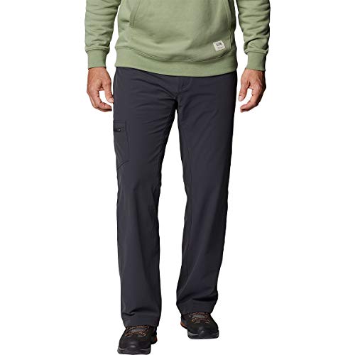 Mountain Hardwear Mens Yumalino Fleece-Lined Pant for Cold Weather Outdoor Activities - Dark Storm - 34W x 32L