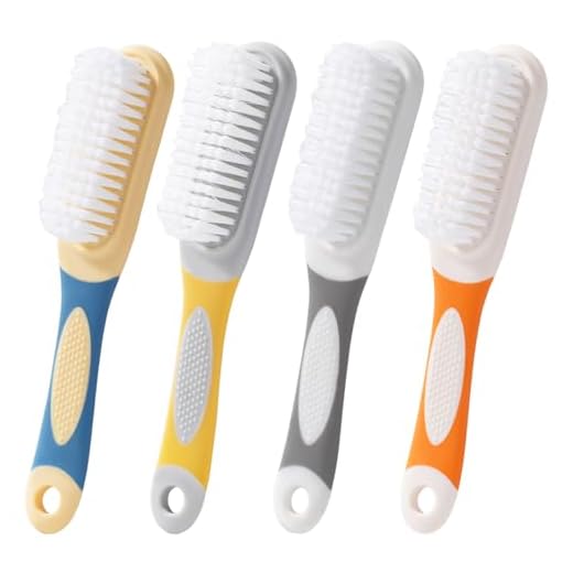 CHROMACRAFT Brosse De Nettoyage De Chaussures 4 Pièces, Brosse De Nettoyage À Long Manche, Brosse De Nettoyage Multifonctionnelle, Brosse De Nettoyage À Poils Souples, Outils De Nettoyage Ménager