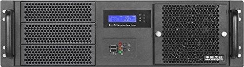 PLINKUSA RACKBUY 3U(ファンLCD)(3x5.25+7x3.5 HD)(ATX/Micro-ATX/Mini ITX)(深さ14.96インチ) ラックマウントシャーシ (電源なし、レールなし、システムおよびケースのみ) IPC-G3370