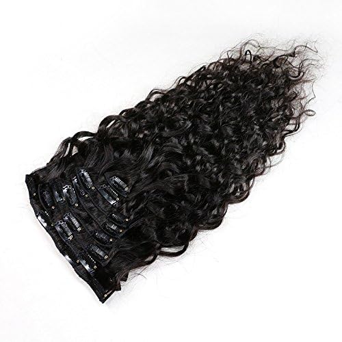 Amazon.com : 14inch 7 Pcs 120g Water Wave Curly Virgin  display picture 3
