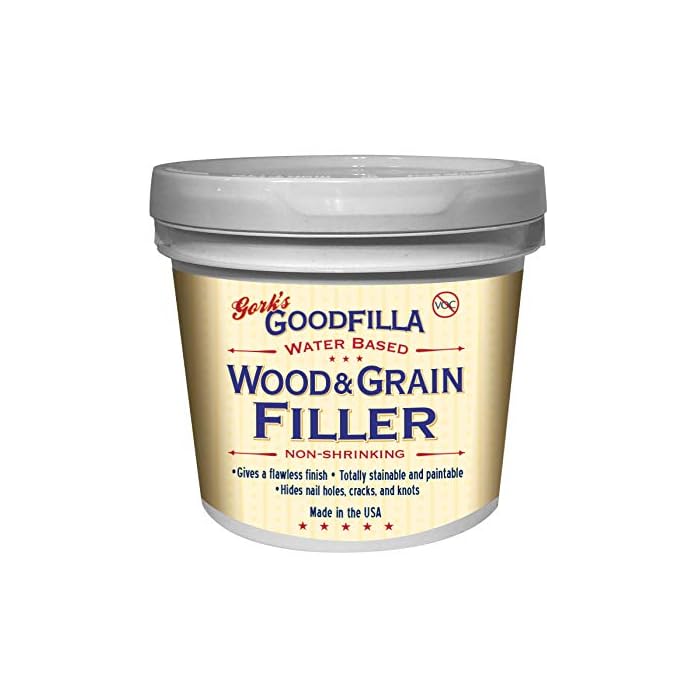 Buy WaterBased Wood & Grain Filler White 1 Gallon by Goodfilla