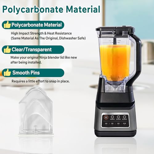 Cubierta de pico para licuadora Ninja compatible 72oz miniatura 5