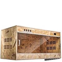 Amazon | 爬虫類 ケージ レオパ ケージ 100x50x50cm 木製飼育