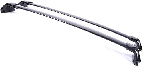 JUEDIMA Barras transversales de portaequipajes de techo negras aptas para CRV 2012, 2013, 2014, 2015, 2016, barras transversales de equipaje de techo