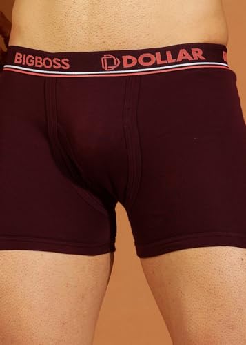 Image of Dollar Bigboss Men's Cotton Blend Modern Regular Solid Trunk