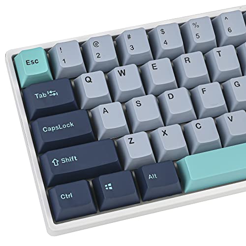 Image of WHYSP 171-Key PBT Keycaps, Double Shot Cherry Profile Key Cap Set for Mechanical Keyboard, Compatible with Cherry MX Switches(Hammerhead Shark)