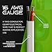 GEARit Speaker Wire 16 Gauge (100ft), Red/Black Speaker Cable 16AWG, Duplex 2-Conductor, Speaker Wires for Boat, RV, Camper, Trailer, Automotive, in-Wall and Outdoor Use