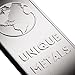 One Bar of 1 Pound (lb) Aluminum Bar Bullion Paperweight with Element Design | .999 Pure Made in USA by Unique Metals