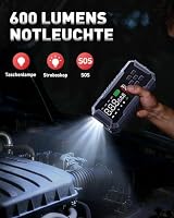7000A Starthilfe Powerbank für Pkw mit Kompressor 160PSI, Sicherheitshammer – Ansicht 5